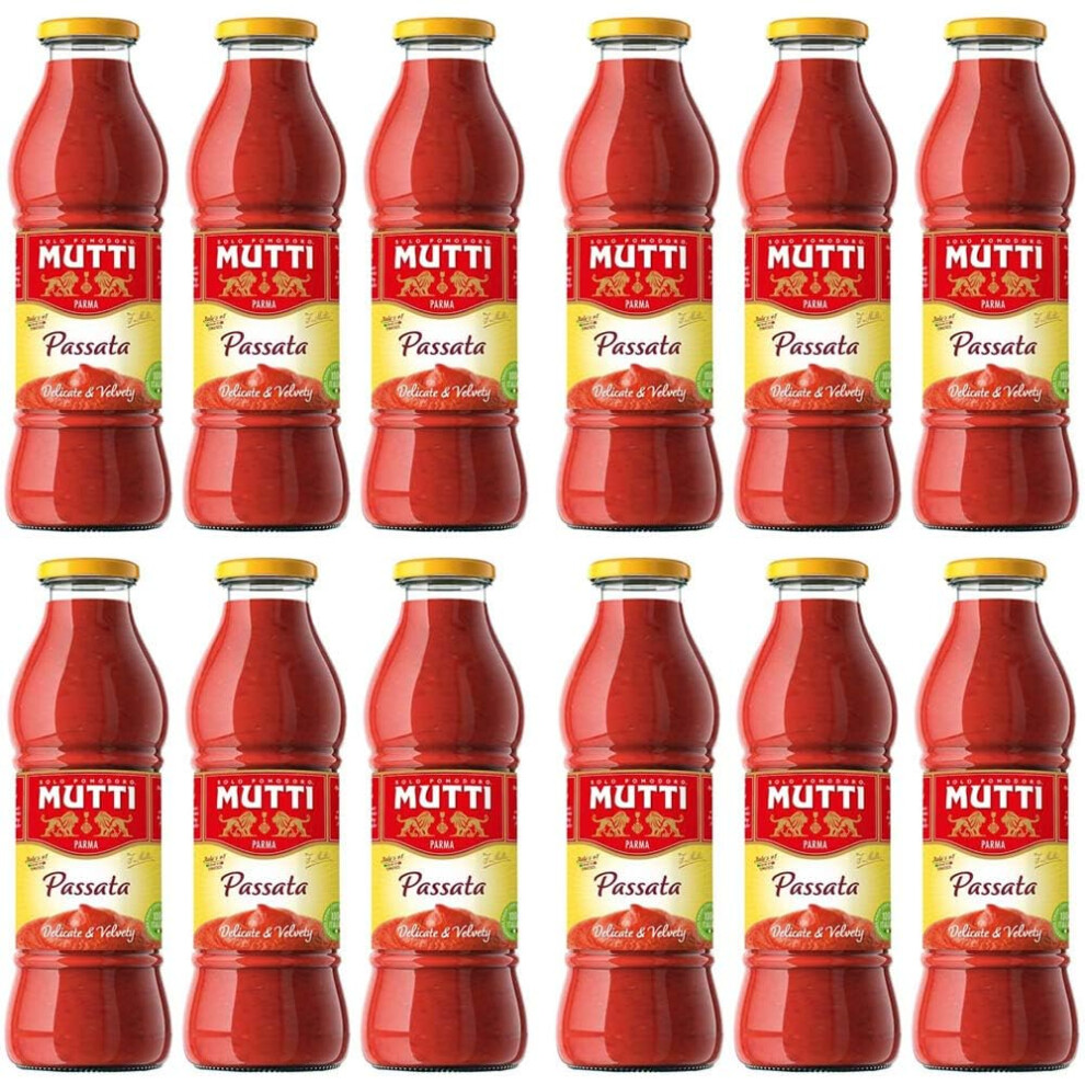 Mutti ? Passata, Sieved Tomatoes, 400G, (Pack Of 12)