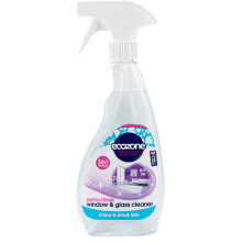 EcoZone Window & Glass Cleaner, Leaves Smear & Streak Free Shine, Clean & Polish with Natural Plant Extracts, Citrus-Floral Scent, for Windows, Doors,