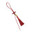 Kinesisk knude kvastvedhæng – polyester – 27 cm 1