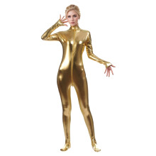 Womens Full Body Dance Catsuit Stretchy Bodycon Bodysuit Zentai Jumpsuit For Stage Performance