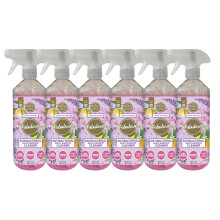 Fabulosa Antibacterial Disinfectant Spray, All Purpose Multi Surface Cleaner, 500ml, 6 pack, Lemon Lavender