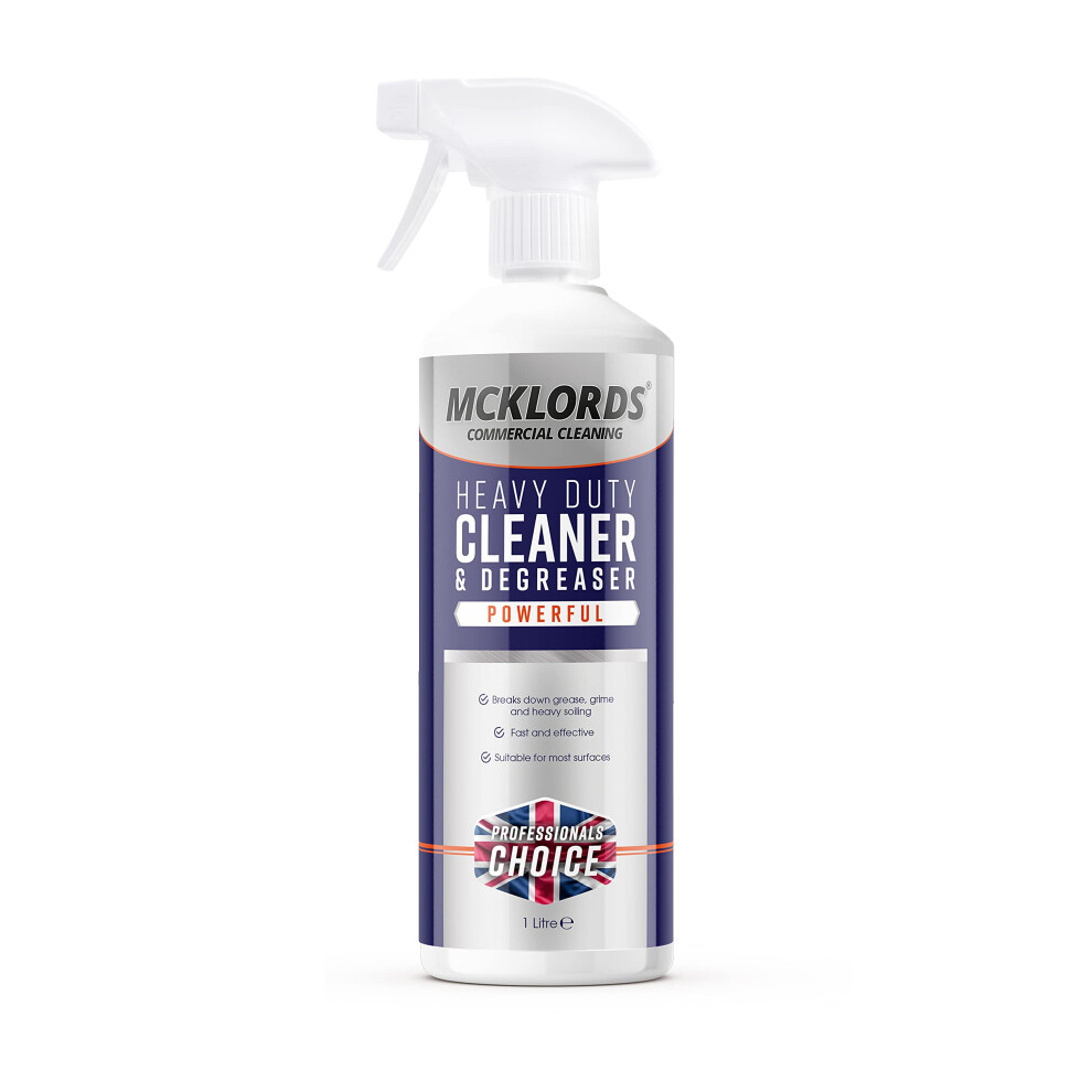 Mcklords Heavy Duty Cleaner And Degreaser, 1 Litre, Clear 5051223872153