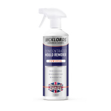 McKLords Commercial Concentrated Mould Remover Spray | Effective Mildew Stain Cleaner For Walls, Tiles, Silicone Seals & More - 1 Litre, Clear