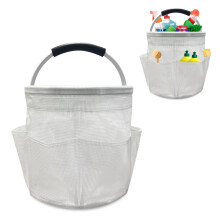 Cleaning Caddy Organiser, Cleaning Bucket Organiser with Handle, Foldable Cleaning Bag, Portable Multi Pocket Large Capacity Cleaning Caddy Bag for