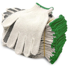 Evridwear Baumwolle Polyester Strickhandschuhe Arbeitsschutz für Maler Mechaniker Gartenbau Bau Männer & Frauen