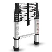 findmall 10,5FT / 3,2M Aluminium Teleskopleiter Klappbar Rutschfest Mehrzweck