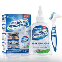 Mould Remover, 200 ml/7 fl oz Mould Stain Remover Gel Cleaner, Heavy Duty Stain Cleaner Gel for Washing Machine Rubber Gasket Fridge Door Seal Kitchen
