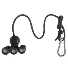 Leann L!fe Verbesserte Ersatz-Tramräder mit Seil und Clip für U1 & U2 Typ Gewichts-Hula-Hoop für Erwachsene