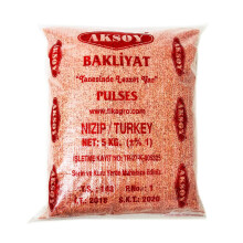 Aksoy Canadian Red Split Lentils 5KG | Natural, High in Fiber and Protein | Ideal for Soups, Main Dishes, and More | Easy to Cook and Perfect for