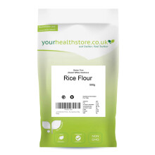 yourhealthstore Glutinous Rice Flour 500g, Sweet White, Gluten Free, Mochi Flour, (Resealable and Recyclable Pack).