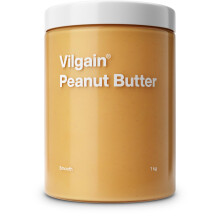 Vilgain Organic Peanut Butter 1kg ? Fine Peanuts, 100% Natural, No Sugar & Palm Oil, Smooth Texture, Vegan, High in Protein & Vitamins, Organic
