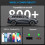 Wireless Carplay & Android Auto Adapter, Mini Stick to Convert Wired Carplay/Android Auto to Wireless, Compatible with Av 6
