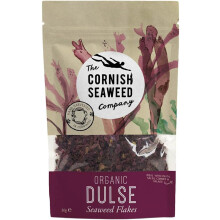 Flaked Organic Dulse Flakes. 40g by The Cornish Seaweed Company