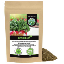 Alpi Nature Dried Basil 250g 8.8 oz, Dried and Rubbed Basil Leaves, Italian Seasoning