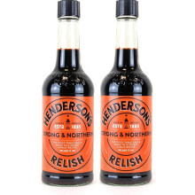 (2 Bottles) Henderson's Hendersons Strong & Northern Relish 142ml