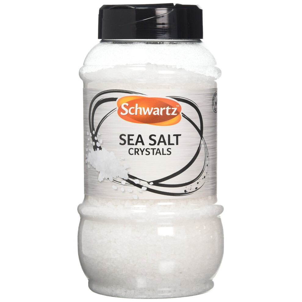 Schwartz Sea Salt Crystals, Suitable For Use In Salt Mills, Ready To Use, 820G