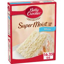 American Betty Crocker Supermoist White Cake Mix, 461g Box