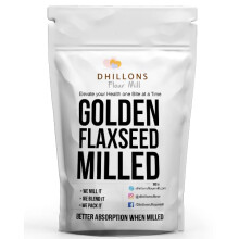 Raw Golden Flaxseed milled flour | 500g | UK Milled | Great in shakes and for baking | GMO Free | Clean ingredients