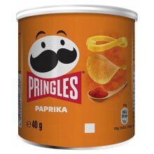 Pringles Sweet Paprika Paprika Chips | 12 small cans for on the go (12 x 40g)