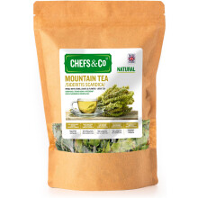 CHEFS&CO Mountain Tea (Sideritis scardica) | Loose Tea | Whole with Stems, Leaves & Flowers | Handpicked | Strong Aroma | Antioxidant | Rich in