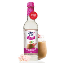 Jordan's Skinny Syrups Sugar Free Holiday Coffee Syrup, White Chocolate Peppermint Flavor Drink Mix, Zero Calorie Flavoring for Chai Latte, Protein