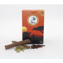 Spiced Somali Tea AKA Shaah Somali - Perfect Alternative To Chai - 40 Tea Bags - Black Tea With Cinnamon, Cardamom, and Cloves