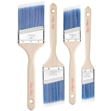 Bates- Winkelpinsel für Wände und Leisten, 4 Stück, 1.5"/2"/2.5"/3", Behandelter Holzgriff