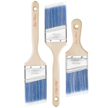Bates- Winkelpinsel für Wände und Leisten, 2,5 Zoll, 3er Pack, Holzgriff, Edelstahlzwinge
