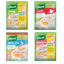 Thai Jasmine Rice Instant Porridge ? Authentic Thai Flavours (32g x 4, Variety Pack)