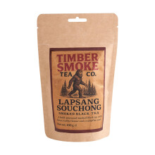 Timber Smoke Tea Co. Lapsang Souchong Black Tea, Pinewood Smoked Loose Leaf, 100g