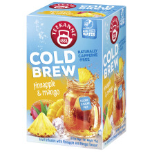 Teekanne Pineapple & Mango Cold Brew Ice Tea Infusion Cool Sensations All Natural Real Fruit with White Hibiscus Rosehip Apple Hibiscus
