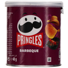 Pringles Texas BBQ Sauce Potato Chips 40 g (Pack of 12) (Packaging may vary)