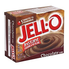 Jell-o Jello Instant Chocolate Pudding 3.9oz 110g Jello (2 Packs)