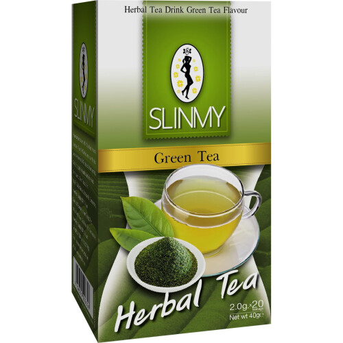 Slinmy Herbal Tea Green Tea, 40 g
