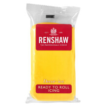 Renshaw Yellow Ready to Roll Icing 500g (Multipack 2X 250g)