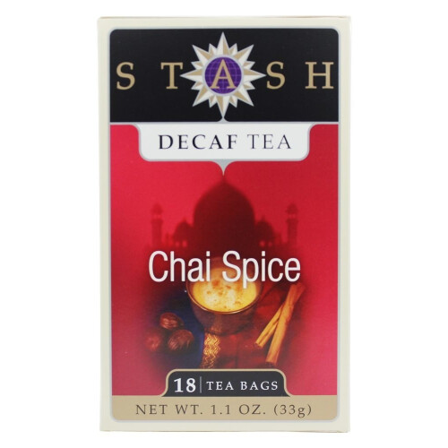 Stash Decaf Chai Spice Tea, Tea , 18 ct