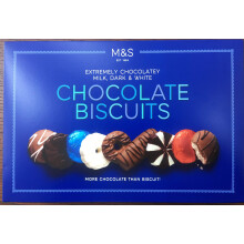 Marks & Spencer Extremely Chocolatey Milk Dark & White Chocolate Biscuits 450g