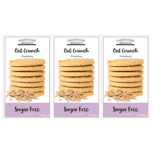 Farmhouse Biscuits - Sugar Free Oat Crunch Biscuits ( Pack of 3 )