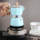 Moka Pot 300ml, 9x19.5 cm, Blue, Easy Operation 10