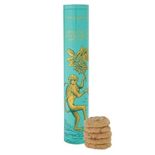 Fortnum and Mason Pistachio and Clotted Cream Biscuits Luxury 250g Biscuit Tin, Blue, 2.3Wx2.3Lx8H