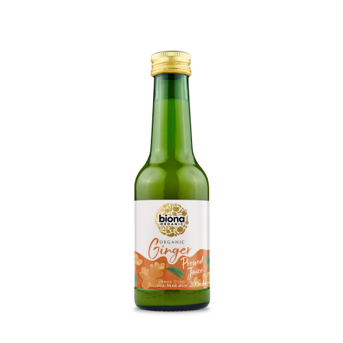 BIONA Organic Ginger Pressed Juice, 200 ML