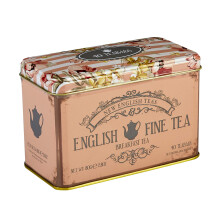 New English Teas Fine English Breakfast Tea Tin 40 Tea Bags