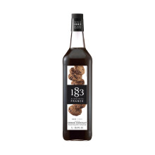 1883 Maison Routin Chocolate Cookie Syrup ? Flavoured Coffee Syrup for Lattes, Hot Chocolate, Frapp?s & Shakes, Sweet Biscuit & Cocoa Flavour, 1L