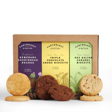 Cartwright & Butler | Trio of Biscuits - Birthday Treats, Thank You Gift, Thinking of You, Father's Day Gift, Mother Day Gift