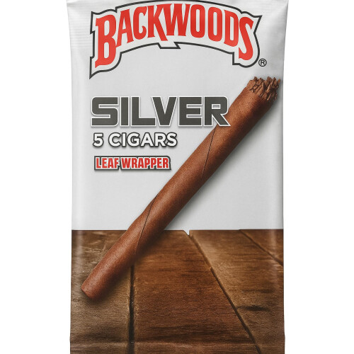 BACKWOODS Wraps - Silver (Russian Cream) - 5 Pack.
