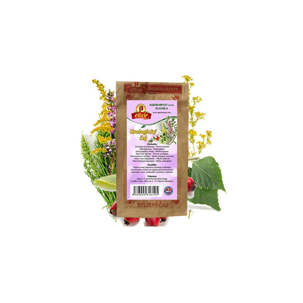 Agrokarpaty Urological Tea For Urinary Tract Problems Including Kidneys & Bladder - Pure Natural Loose Tea From Europe (30G)