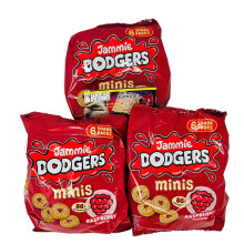 Jammie Dodgers Minis 6 Pack 120g x3 Bags and Kitchen fella Top 10 Treats for Movie Night Postcard