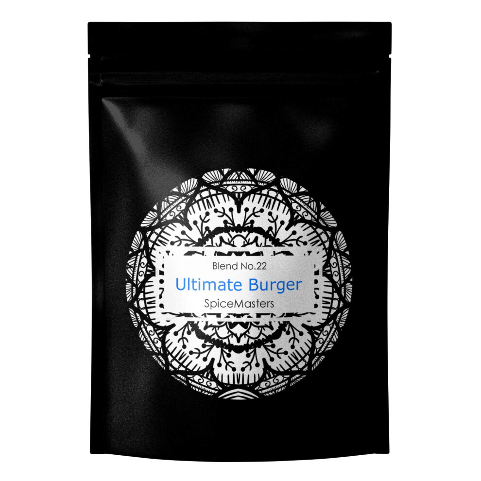 Spicemasters.co.uk Ultimate Burger Spice Mix - Superior Hand Blended Premium Mix By Spice Masters - Authentic Made Simple