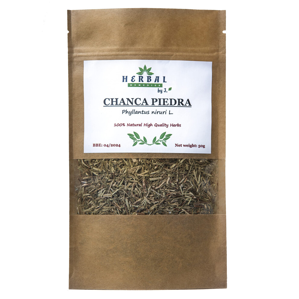 Herbal Remedies By J. Chanca Piedra Tea Dried Herb 50G - The Stone Breaker - Liver Kidney Support - Phyllanthus Niruri