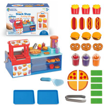 Learning Resources Mini Snack Shop Sorteringset, Speelvoer Winkel, Rollenspel, Keuken Speelset Accessoires